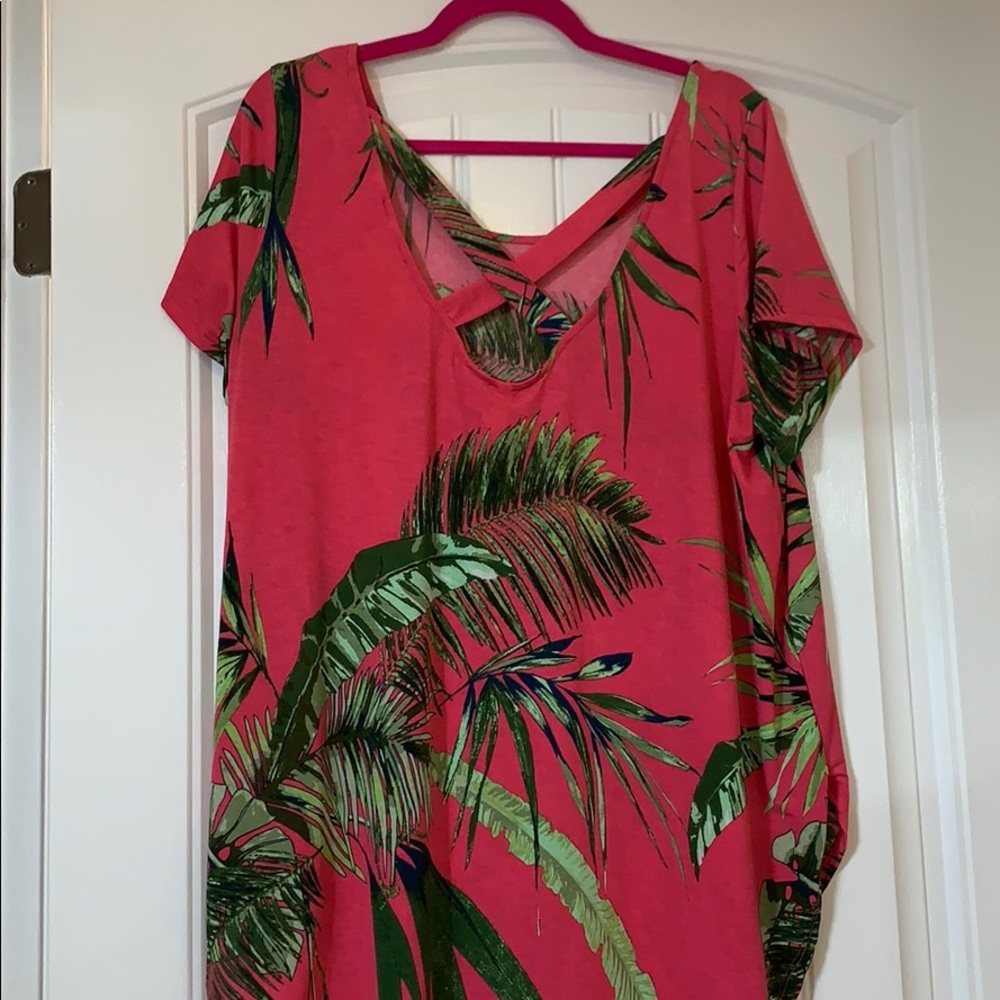 Tropical X Back Tunic
